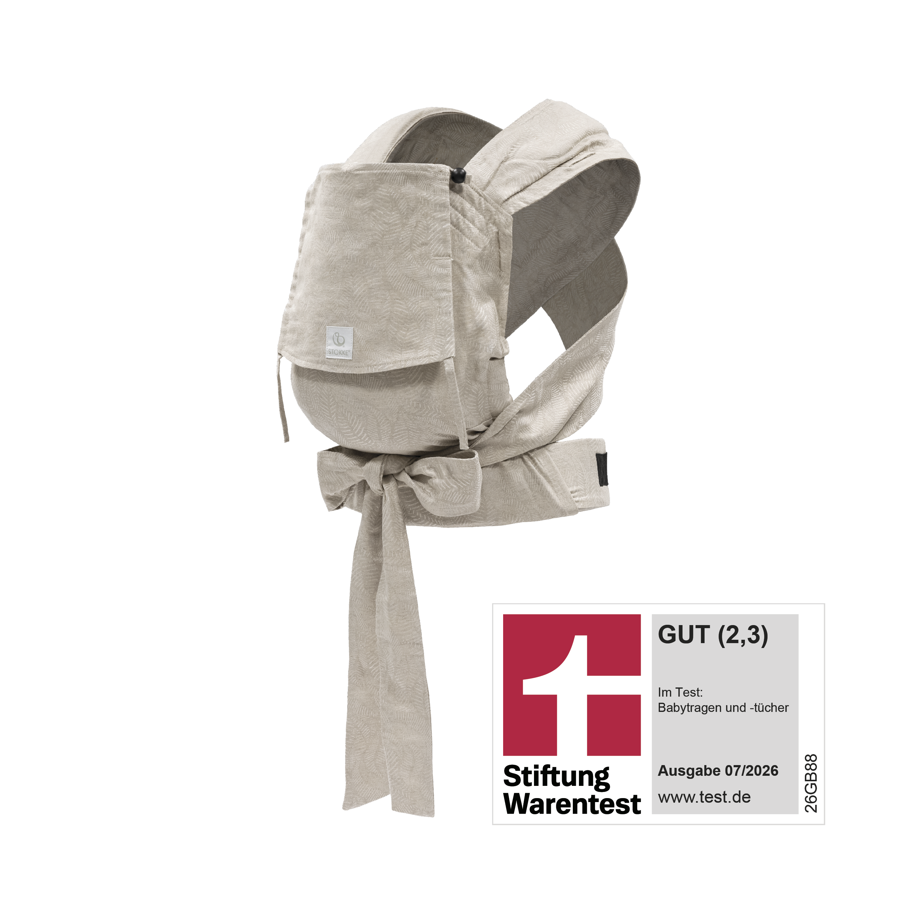Stokke® Limas™ Carrier - Newborn Carrier, Floral Beige, mainview galery image 1